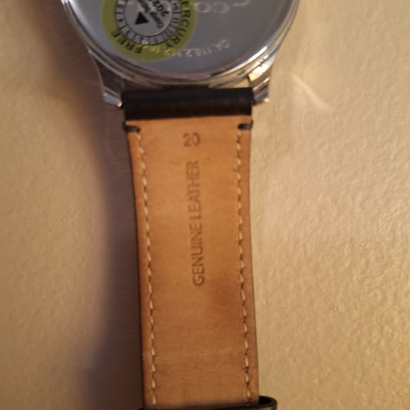 Coach Analog Watch with Black Genuine Leather Strap - Picture 6 of 7